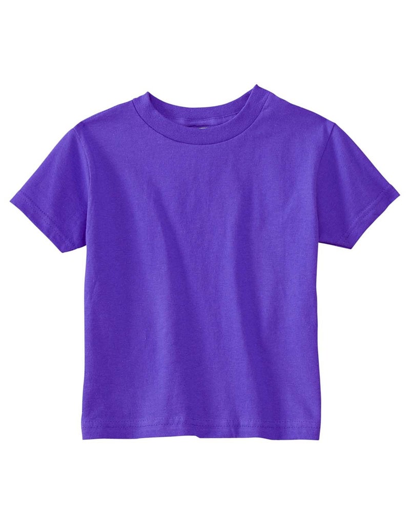 RABBIT SKINS 5.5 oz. Jersey Short-Sleeve T-Shirt (RS3301) Purple, 4T - Image 1